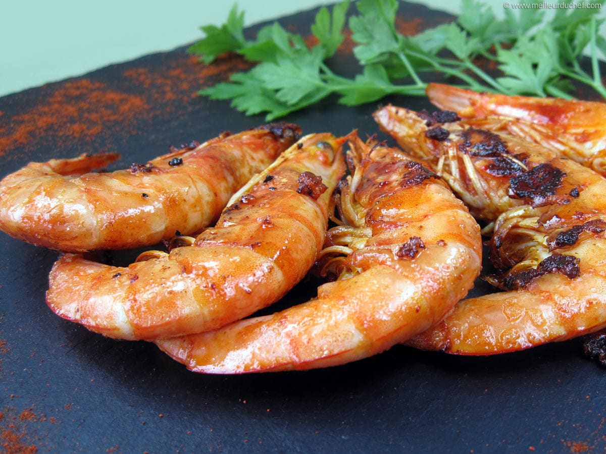 Gambas grillés