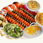 3 Brochettes (kafta,agneau, tawouk)